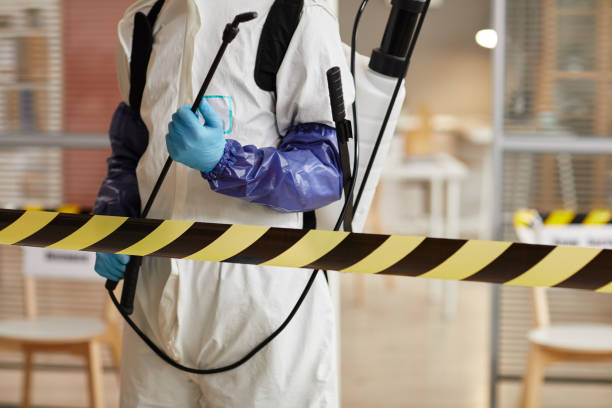 Professional Blood Cleanup technician working in Mulberry, NC